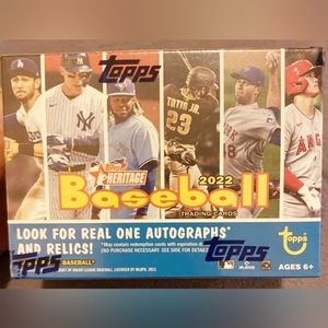 2022 Topps Heritage Baseball Blaster Box